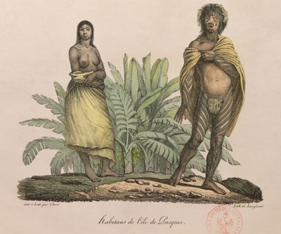 Inhabitants of Easter Island, from 
